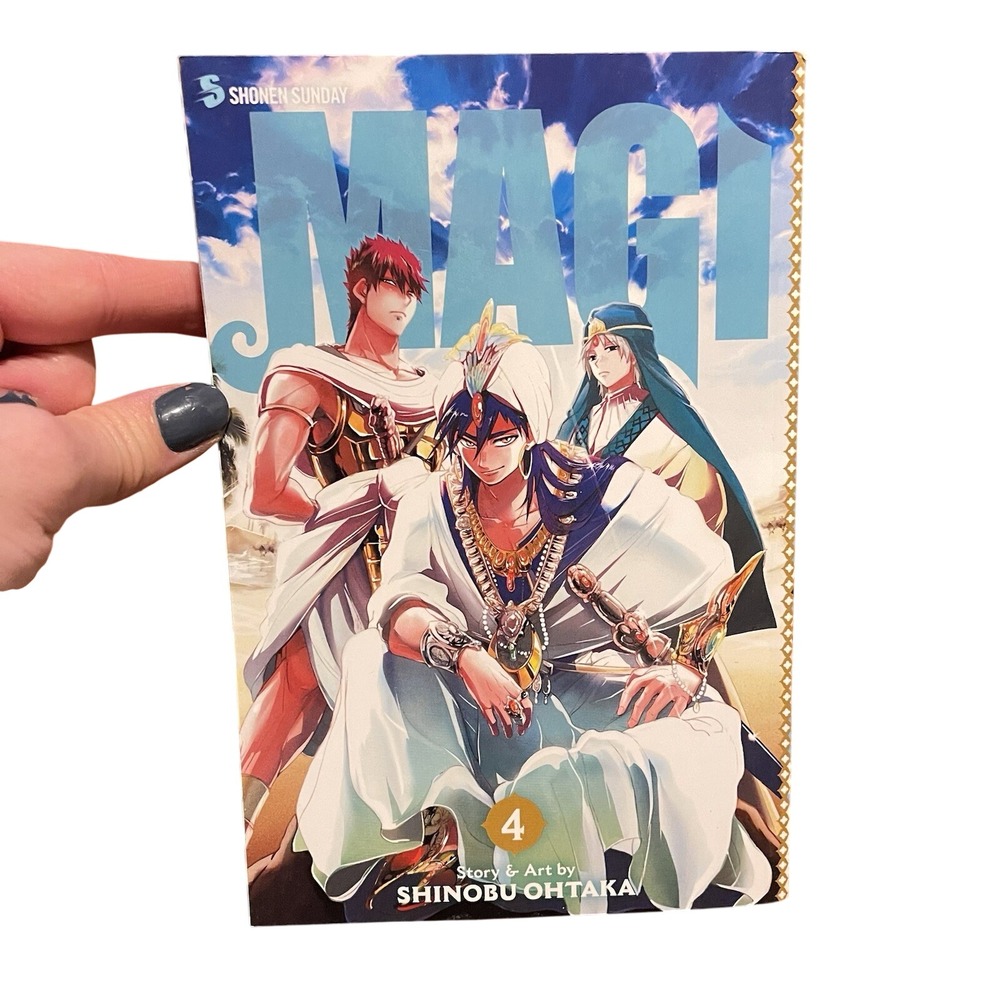 Magi The Labyrinth of Magic Vol 4 Manga English Volume Shinobu Ohtaka 1st Print